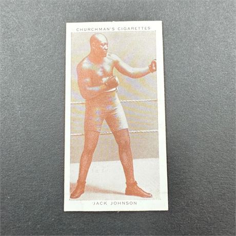 1938 Churchman Jack Johnson