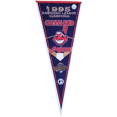 1995 Cleveland Indians American League Champions Pennant