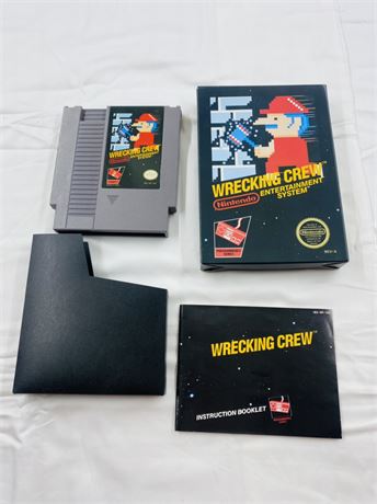 NES Wrecking Crew CIB w/ Manual