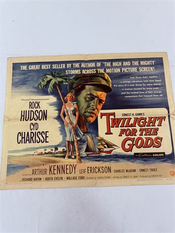 Twilight for the Gods Original 22x28” Movie Poster