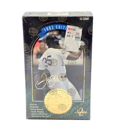 Leaf 1993 Sealed Box Baseball Cards Series 2