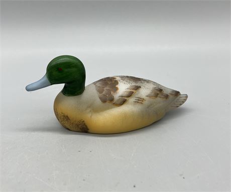 Fenton Hand Painted Mallard  Duck