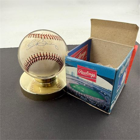 Ed Bailey Signed Baseball