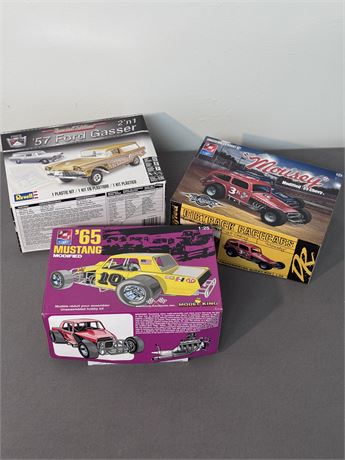 57 Ford Gasser, Mousey & 65 Mustang Modified