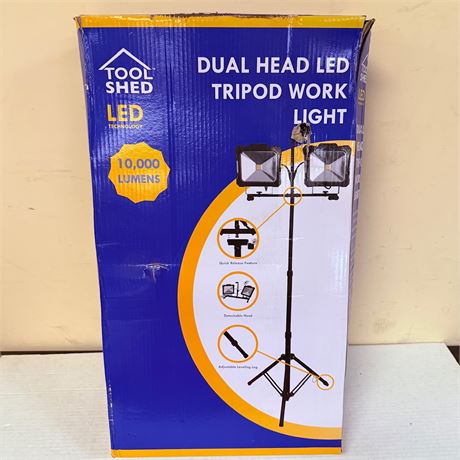 Dual Head LED Tripod Work Light