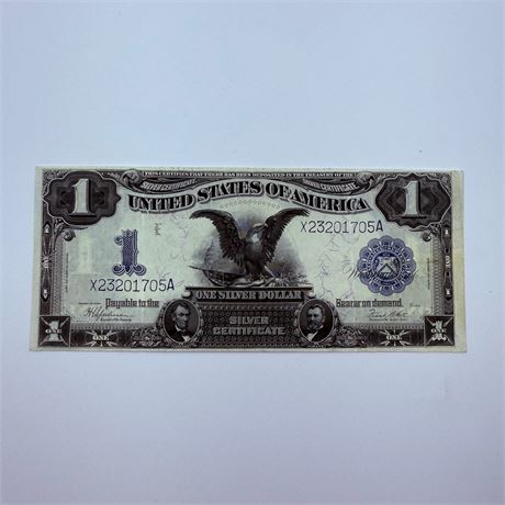 UNC 1899 $1 Black Eagle Silver Certificate