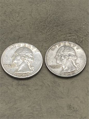 1960 & 1960D Washington Quarters