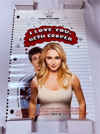 I Love You, Beth Cooper Original DS 27x40” Movie Poster