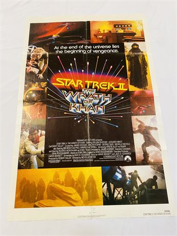 Star Trek II Original 27x41 Movie Poster