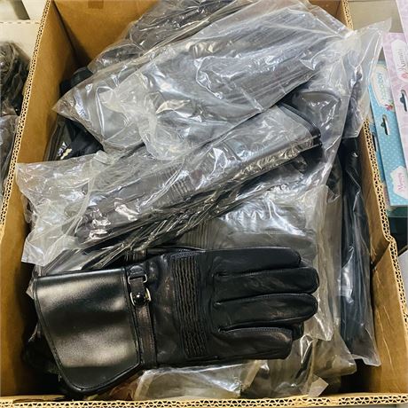 Large Box of NOS Motorcycle Gloves - Assorted