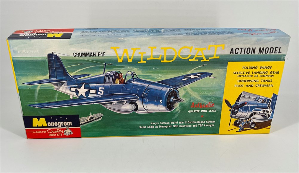 Great Lakes VNTG - Monogram Grumman F4F Wildcat Action Model