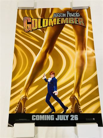 Austin Powers Goldmember Original 27x40 Movie Poster - Rolled, Unused