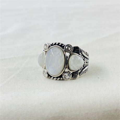 8.9g Sterling Ring Size 9.5