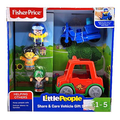 NEW Fisher Price Little People Vehicle Gift Set