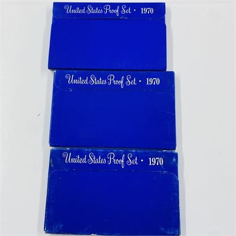 3 - 1970 Proof Sets