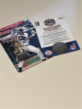 JODY GERUT 2003 rookie of the year and American League coin series lot