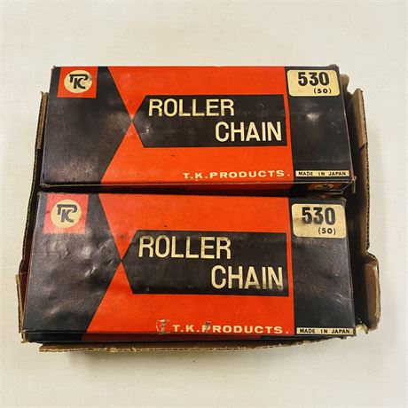6 NOS T.K 530 Motorcycle Chains