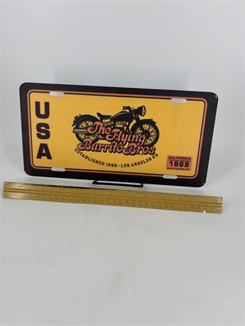 The Flying Burrito Brothers License Plate