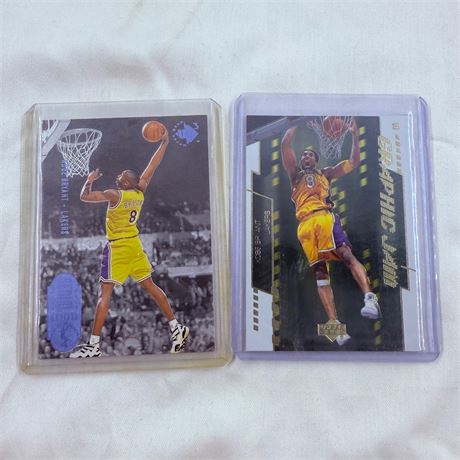 2 Kobe Bryant Cards