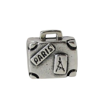 PANDORA 925 Charm "Paris Travel Suitcase" 3.9gr