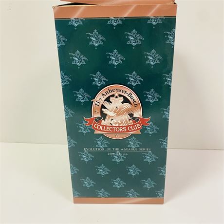 2004 Budweiser Evolution of the Eagle Stein Mint in Orig Box