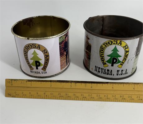 Ponderosa Ranch Tin Mugs