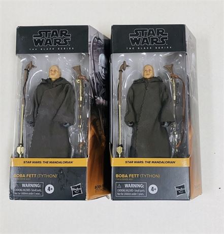2 Star Wars Black Series Boba Fett Figures
