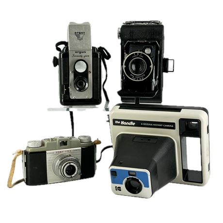 Lot of Vintage Kodak & Argus Cameras