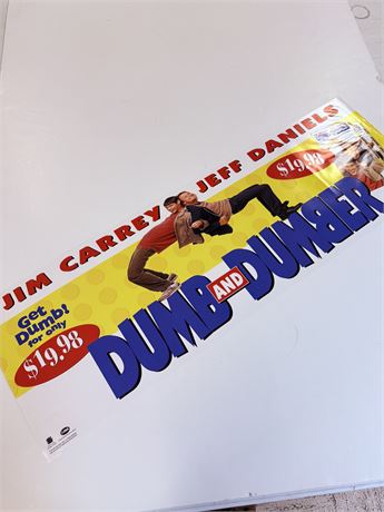 Dumb and Dumber Original Rolled Movie Poster Banner