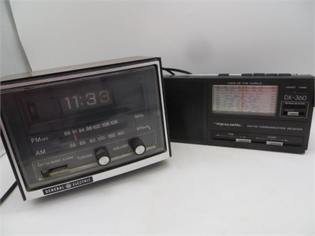 GE & Realistic AM/FM Radios #DX360