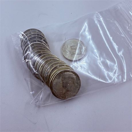 $10 Roll 1964 Kennedy Silver Half Dollars