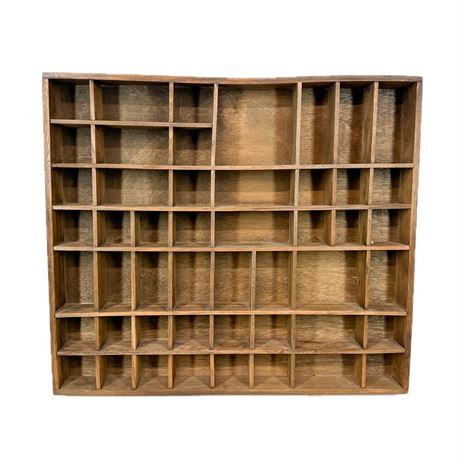 Vintage Wooden Miniatures Shelf