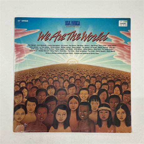 1985 USA for Africa We Are the World Sealed Vinyl Record