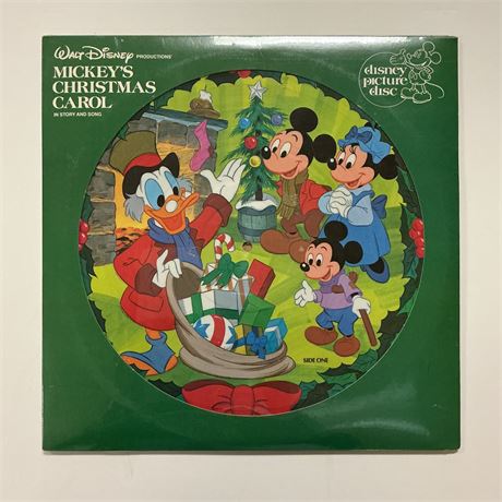 Disney Mickey’s Christmas Carol Picture Disc Vinyl Record