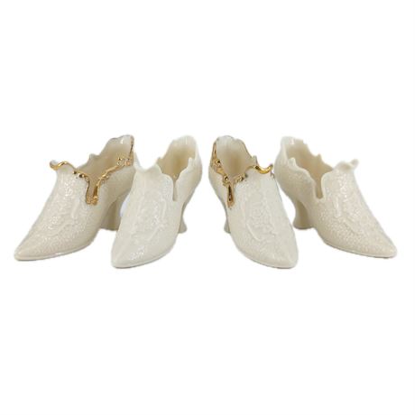 Set of 4 Lenox Fine Porcelain Shoes