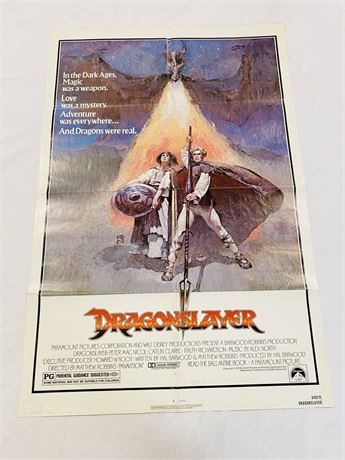 Dragonslayer Original 27x41 Movie Poster