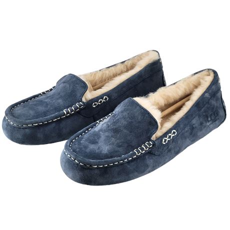 W Ansley Blue UGG Slippers - Size 9 (NIB)