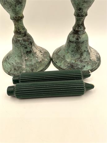 Two Tall Candlesticks