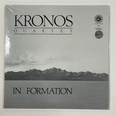 Kronos Quartet In Formation Sealed Vinyl Record