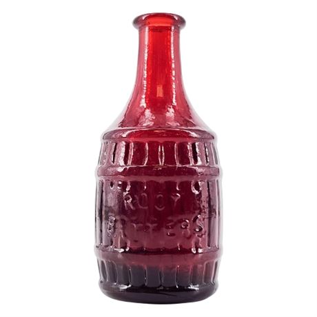 Vintage Wheaton "Root Bitters" Mini Glass Bottle
