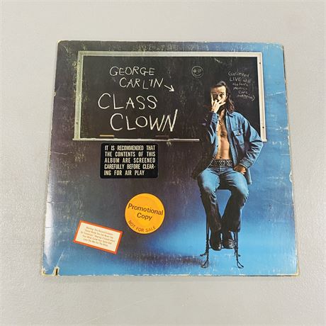 George Carlin Class Clown Promo Record