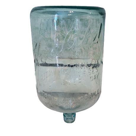 Vintage "Health" Water Gallon Glass Jug