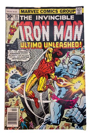 30 cent Marvel Comics Group Iron Man 1976 Comic Book