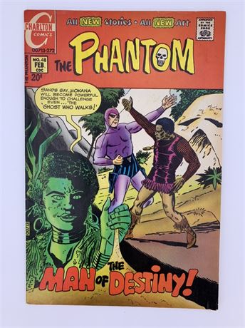 No 48 1972 Charlton The Phantom 20 cent Comic Book