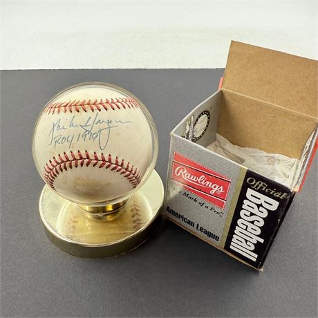 Mike Hargrove Signed Baseball