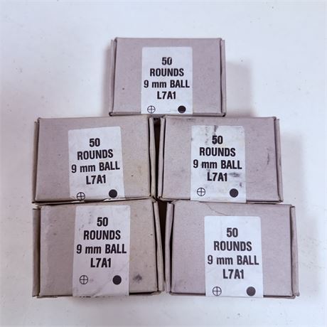 252 Rounds 9mm Ammo