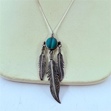 6.9g Navajo Sterling Necklace - 18”