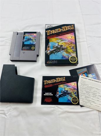 NES Tiger Heli CIB w/ Manual + Inserts