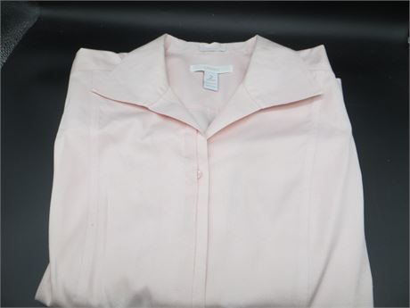 New Chico's Long Sleeve Women's Pink Blouse