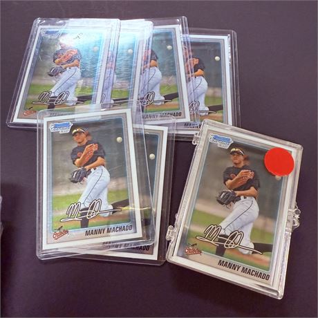 13 Bowman Chrome Manny Machado Rookie Cards